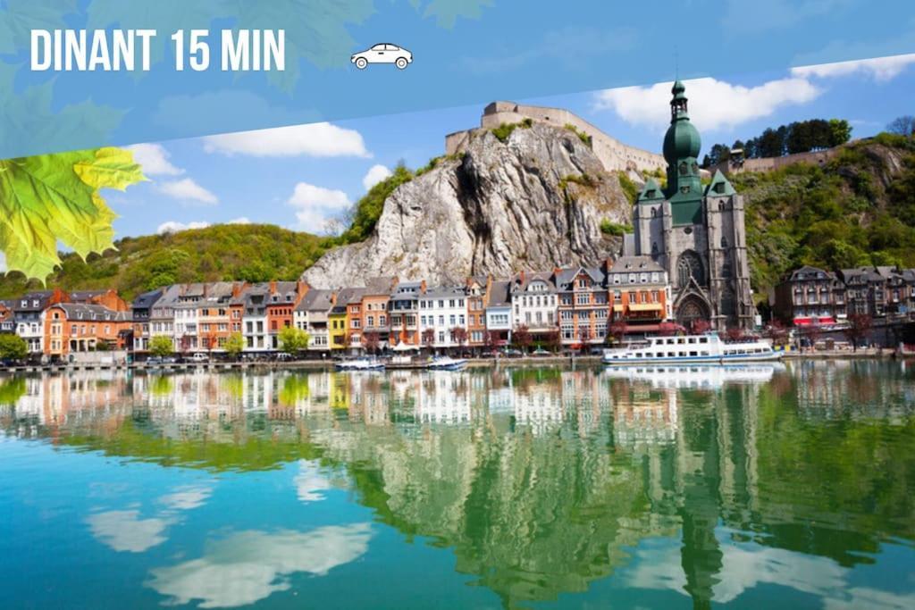 Laissez-Vous Enchanter Par La Vallee De La Meuse Hastiere-par-dela Esterno foto